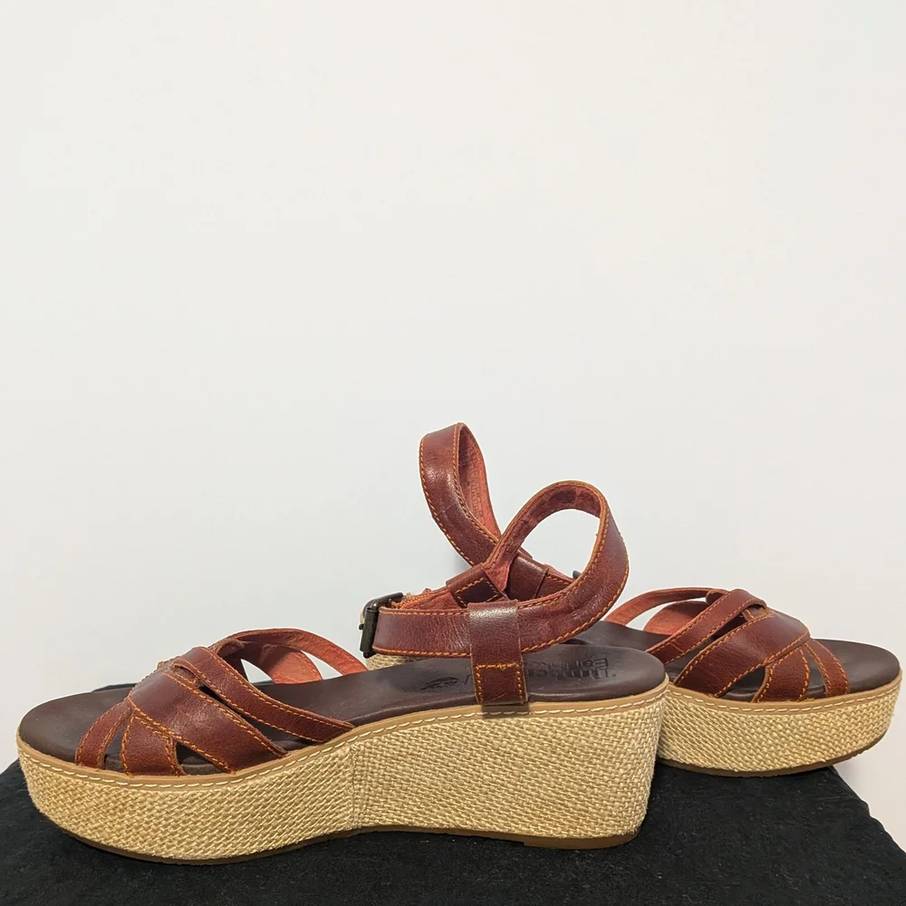 Brown Wedge Sandals